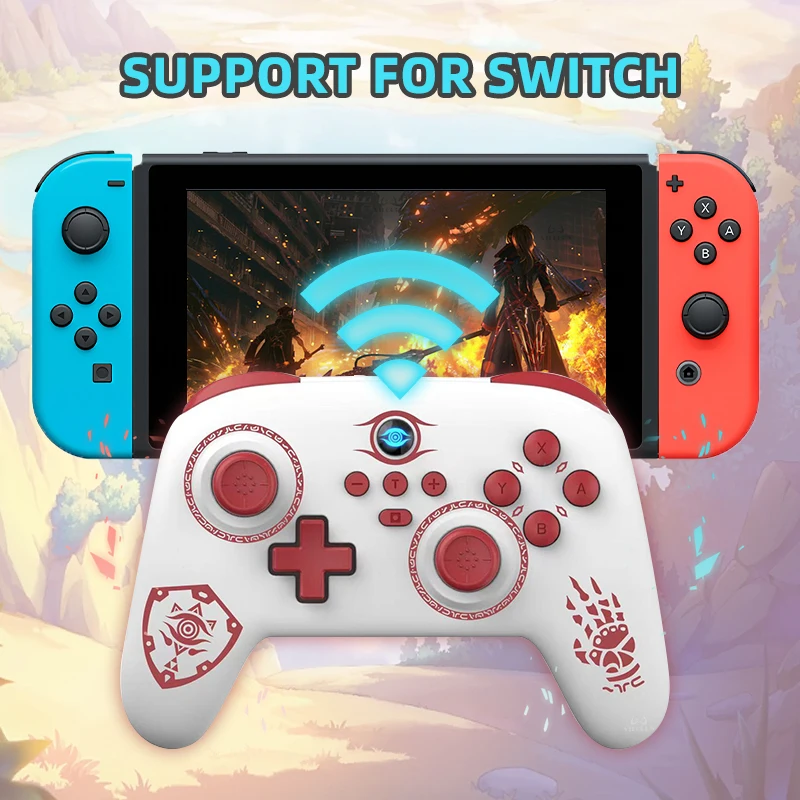 Mando de juegos inalámbrico Switch Pro para Nintendo Switch OLED/Lite Joystick para Steam Yuzu Controle PC - imagen 4
