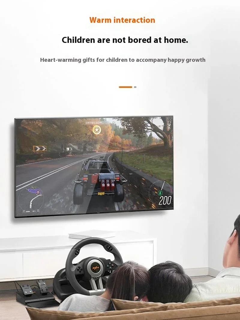 Volante de carreras profesional PXN V3 para PS3, PS4, Xbox One, Switch, PC, accesorios para jugadores, 180 ° - imagen 3