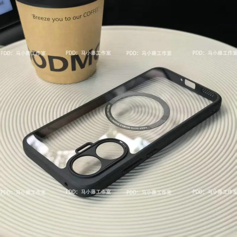 Funda para POCO F7 X7 F6 Pro F7Ultra esmerilado mate PC TPU cubierta magnética transparente para Xiaomi POCO X7Pro F7 Ultra parachoques - imagen 3