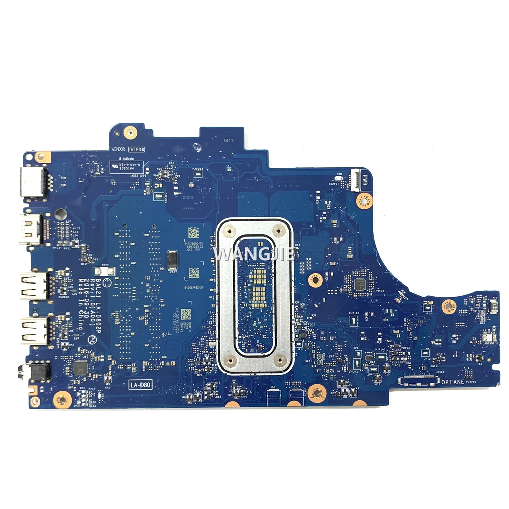 BAL21 LA-D802P para Dell Inspiron 15 5567 placa base de computadora portátil CN-081YW5 081YW5 I7-7500U CPU DDR4 100% en funcionamiento - imagen 2