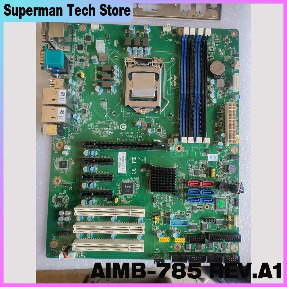 1 Uds AIMB-785 REV.A1 Advantech placa base de ordenador industrial AIMB-785G2 compatible con cpus de 6 y 7 generaciones - imagen 2