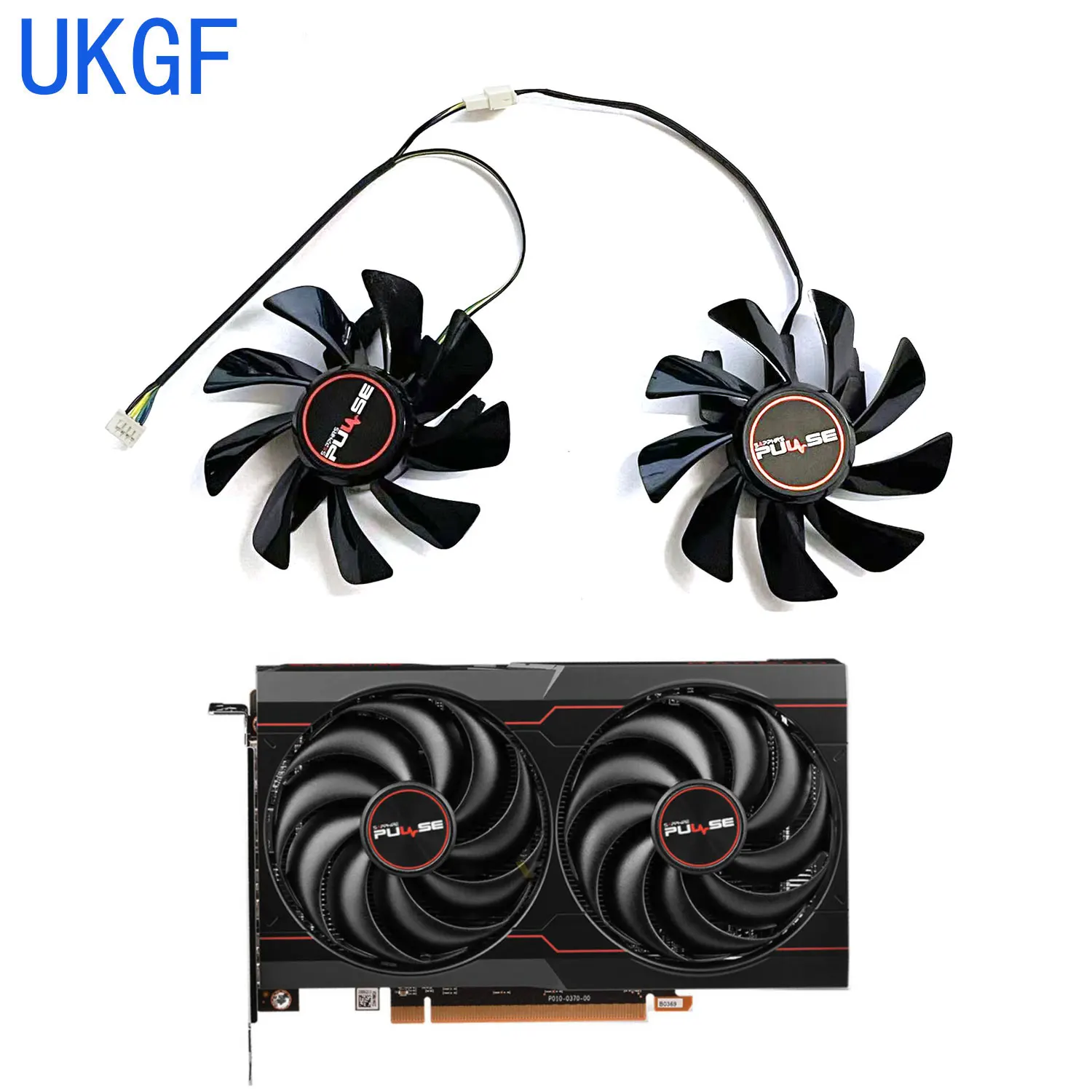 UKGF nuevo ventilador de repuesto DIY 4PIN 85MM FDC10H12D9-C T129215SU para tarjeta gráfica Sapphire Pulse AMD Radeon Rx 6600 6650 XT