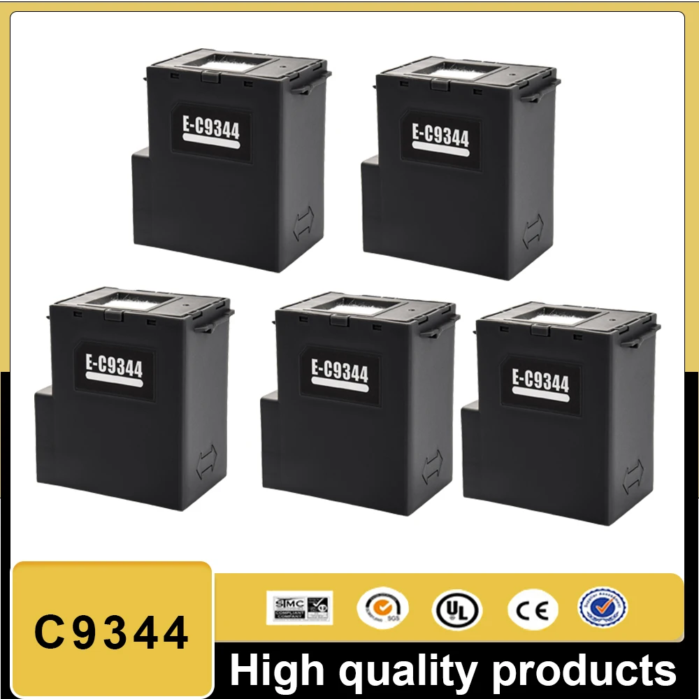 Caja de mantenimiento del tanque de tinta residual C9344, 5 unidades, para EPSON XP 2100 2105 3100 3105 4100 4101 4105 WorkForce WF 2810 2830 2835 2850