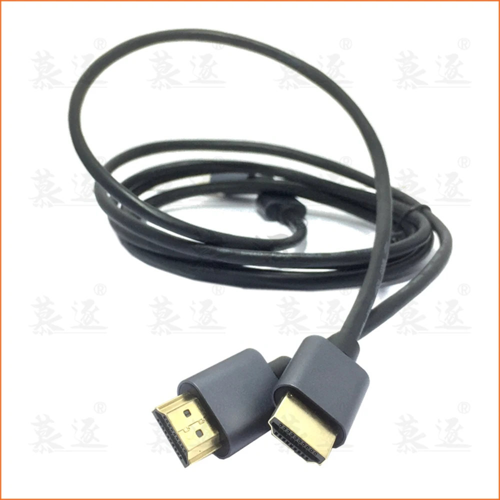 Nuevo Cable HD M/M aleación de aluminio HDMI a HD 2k * 4k 2,0 Cable HD delgado para TV portátil proyector PS3 PS4 Cable 0,5 m 1m 1,5m 3m - imagen 5