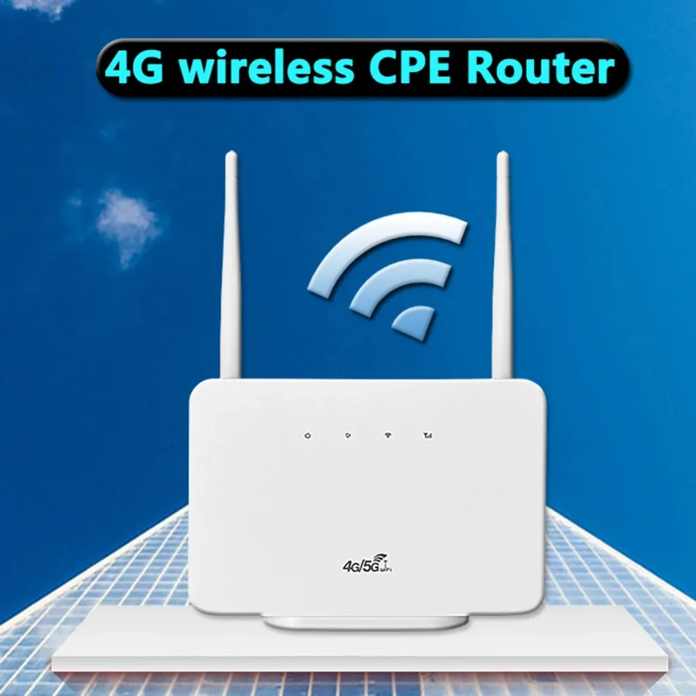 VIKEFON-enrutador inalámbrico 4G con ranura para tarjeta Sim, enchufe europeo, enrutador 4G de 300Mbps, módem inalámbrico, antena externa para viajes en casa y trabajo - imagen 5