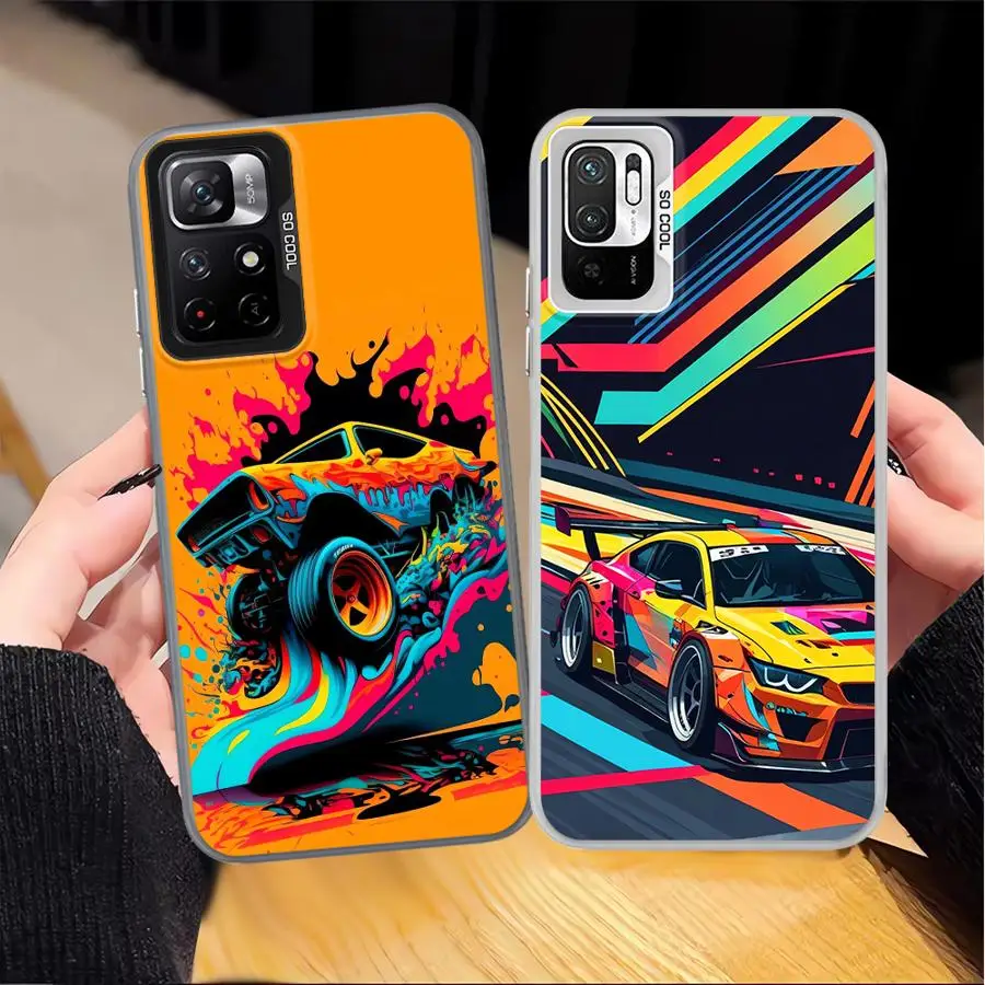 Funda colorida para teléfono trasero de coche para Xiaomi Mi 13T 12T Pro 11 Lite - imagen 3