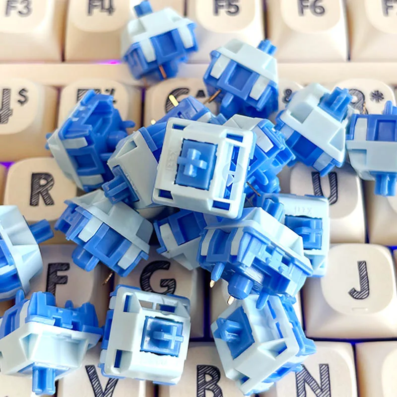 KZZI Come Together-interruptor lineal de 5 pines, HIFI, 42g, juegos Esports para teclado mecánico personalizado, interruptores MX, intercambio en caliente, Juegos de PC Ak820 - imagen 2