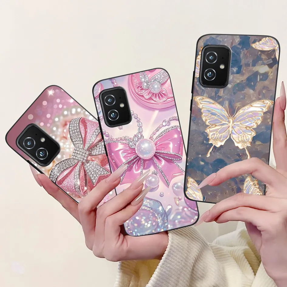 Para Asus Zenfone 8 ZS590KS Funda 5,9 "flor de lujo Funda trasera de silicona suave para teléfono Asus Zenfone8 8Z ZS590KS Fundas I006D Funda - imagen 4