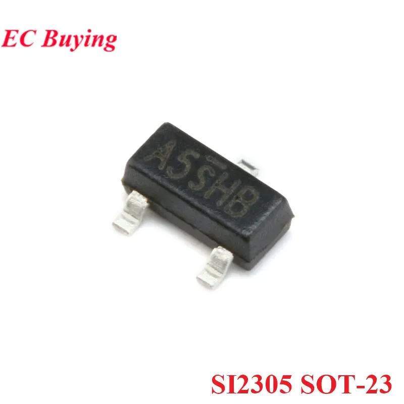 50 uds/10 piezas SI2305 A5SHB SOT-23 SOT23 MOS tubo P canal efecto de campo tubo Transistor SMD Chip IC nuevo Original