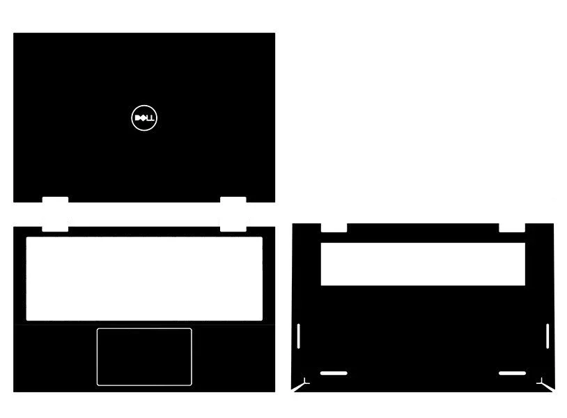 1xtop + 1xpalmrest + 1xbottom Skin Sticker Cover para DELL XPS 13 9343 9350 9360/Inspiron 5410 5401 5402 5501 5505 5310 14-3401 L412Z - imagen 3