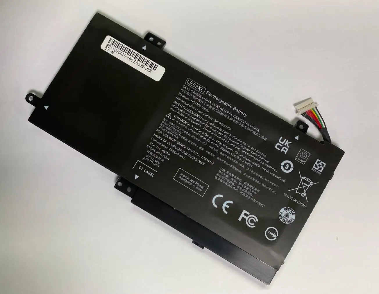 Batería LE03XL LE03 para HP ENVY X360 M6-W102DX W102DX 796356-005 HSTNN-YB5Q HSTNN-UB60 HSTNN-UB6O/PB6M - imagen 3