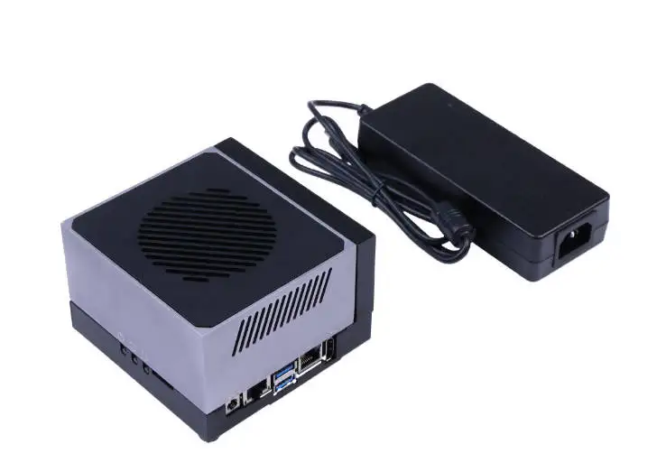 Kit Jetson AGX Orin 32GB H01 con módulo Jetson AGX Orin 32GB, 200 TOPs, Wi-Fi, Bluetooth, carcasa de aluminio con ventilador de refrigeración, Pre-i - imagen 5