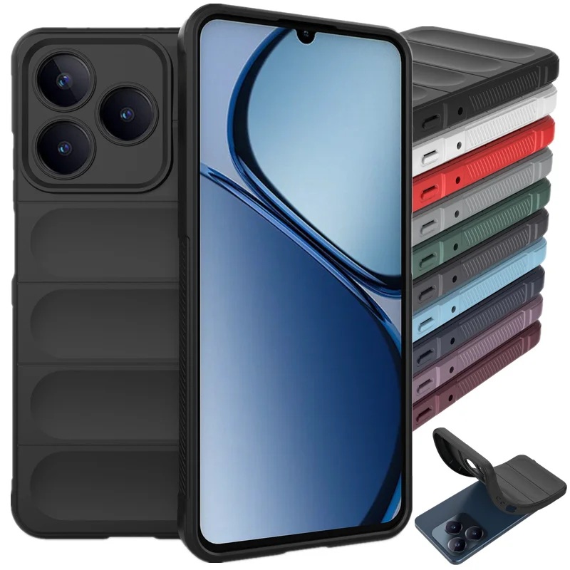 Funda de silicona Flexible con sensación de piel suave para Realme C61 C63 C65 C67 4G Note 50 funda protectora a prueba de golpes Fundas Coque