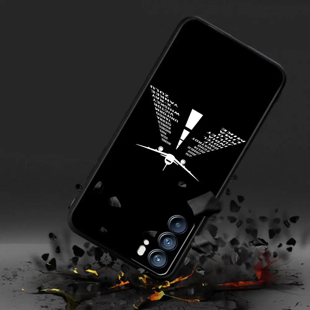 Funda Premium con patrón de avión para Oppo A54 A53 A52 A9 A15 A16 A76 A74 A57 A31 Find X6 Pro X5 Reno8 Reno7 Reno6 Pro 5G - imagen 3