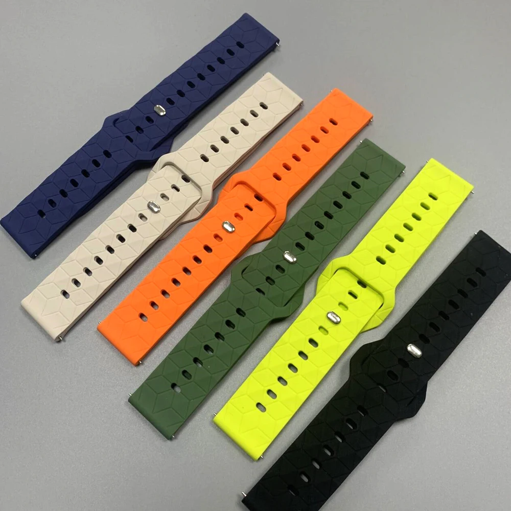 Correa de silicona de 22mm para Garmin Vivoactive4 Forerunner 255 265 570 47mm, correa de reloj para Garmin Venu 4 45mm 3 2, pulsera deportiva suave - imagen 3