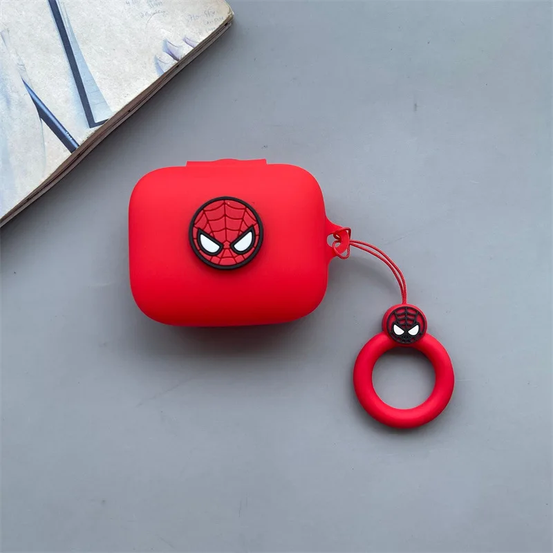 Nueva funda de silicona suave de dibujos animados para OnePlus Buds Pro 2, funda con gancho, funda protectora anticaída, accesorios para auriculares - imagen 4