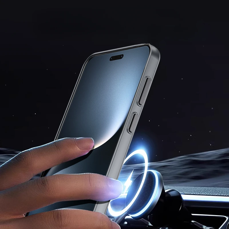 Funda de Metal para soporte de cámara para Honor Magic 7 Pro Magic7 magnética para Magsafe funda protectora con soporte Invisible para Honor Magic7pro - imagen 5