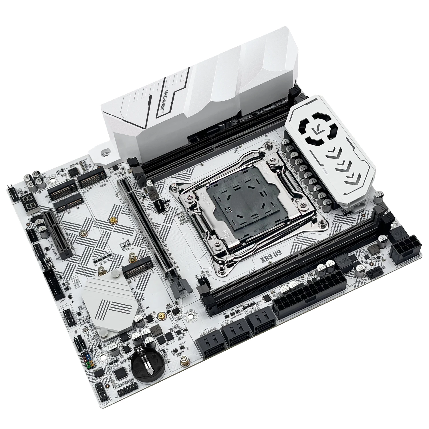 Nueva placa base U9 MACHINIST X99 C612 LGA 2011-3 set procesador de CPU Xeon E5 2680 v4 compatible con DDR4 RAM TPM2.0 cuatro canales M.2 NVME - imagen 5