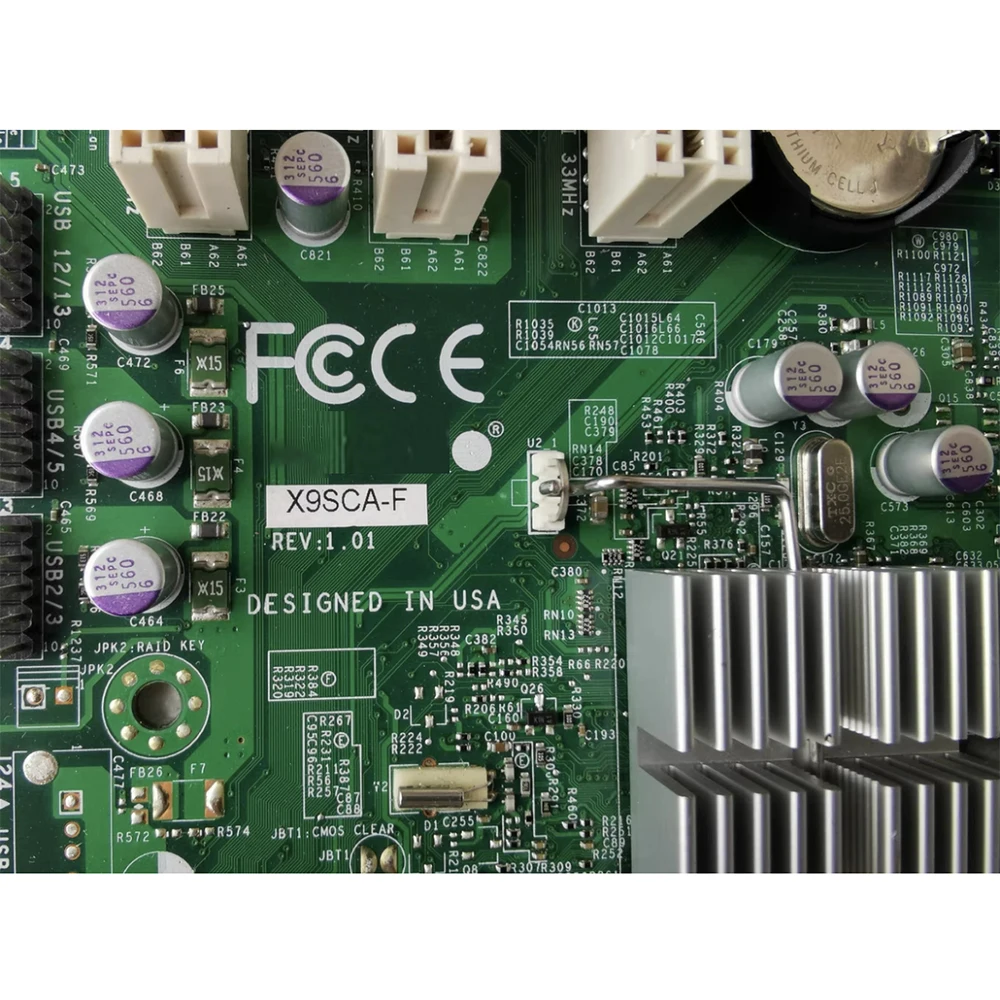 Placa base Xeon de segunda y tercera generación serie E3-1200 V1/V2 LGA1155 DDR3 X9SCA-F - imagen 5