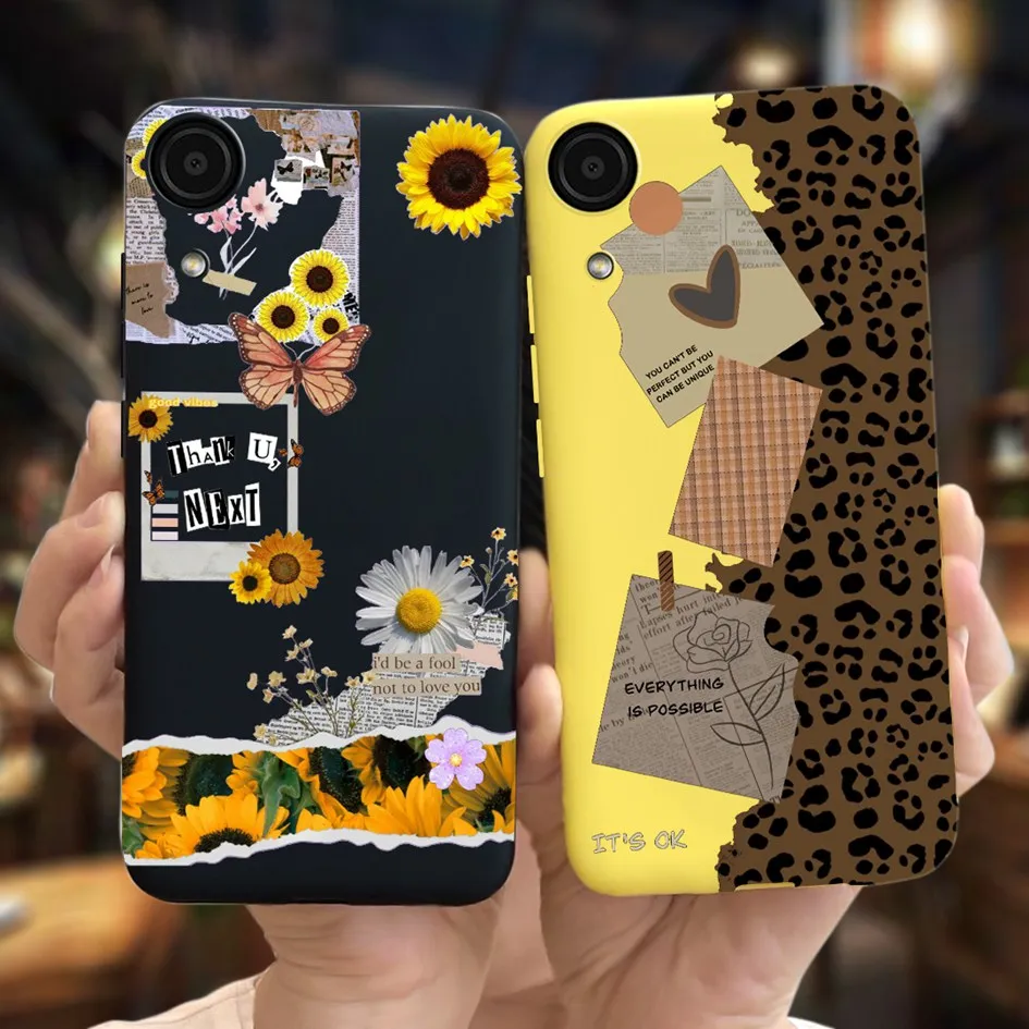 Funda de silicona suave para Samsung Galaxy A03 Core A032F, carcasa trasera con flores para Samsung A03S A03Core 2021 A035F A 03 - imagen 3