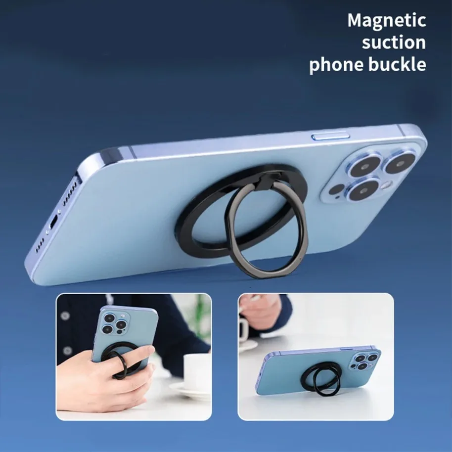 Soporte Universal para teléfono portátil, soporte magnético plegable con anillo para dedo para Magsafe iPhone 17-12 Pro Max, soporte para teléfono móvil - imagen 3