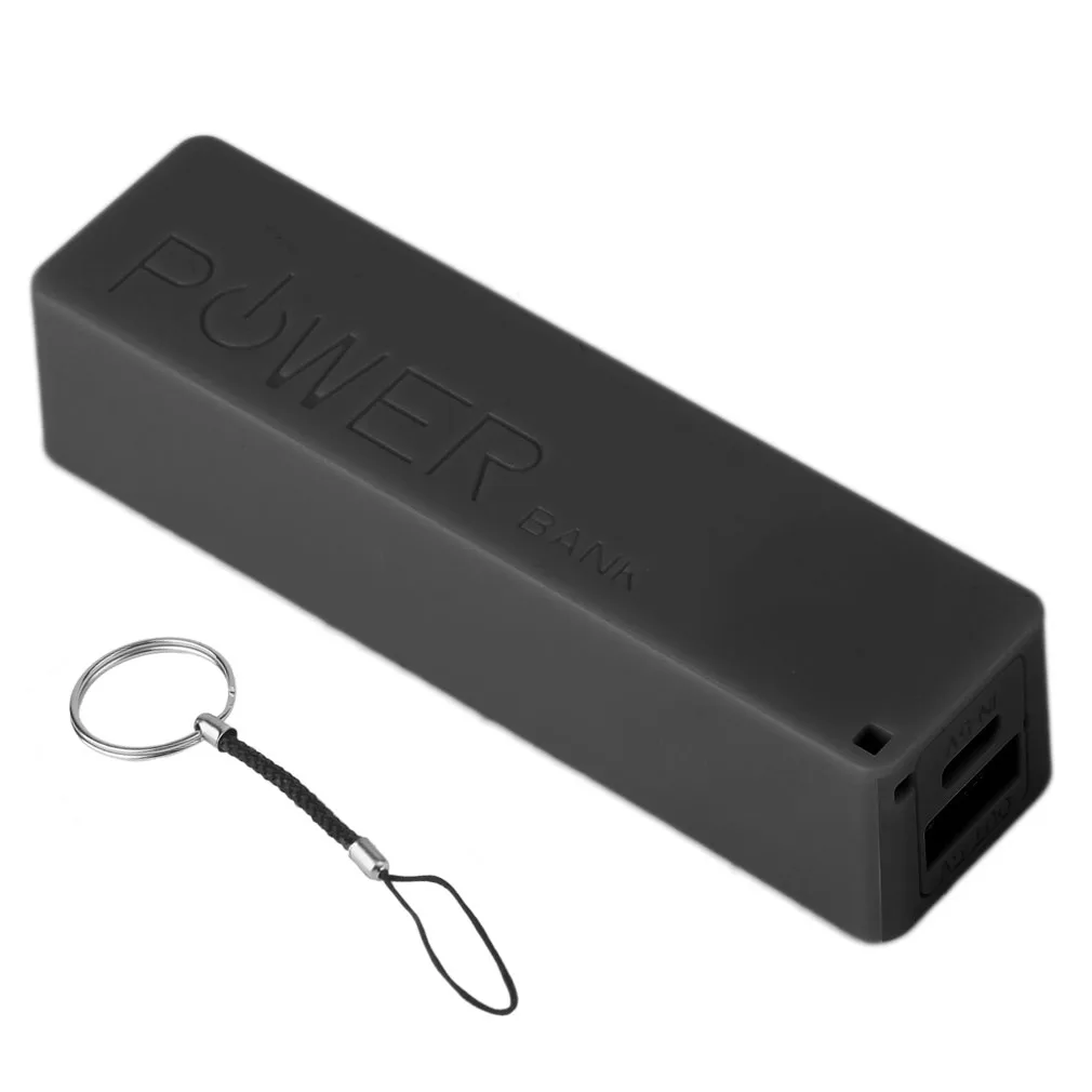 Batería externa portátil de 2600MAH, cargador de batería de respaldo, funda de Banco de energía para teléfonos inteligentes, tamaño 1x18650 - imagen 3