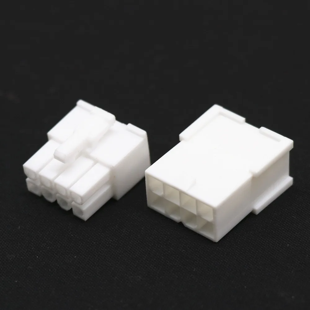 Conector blanco 4,2mm 5557 5559 enchufe 24 pines MB 8 pines CPU 4 + 4 pines 6 + 2 pines 8 pines GPU 6 pines PCIE carcasa para Cable Modular de extensión PSU - imagen 2