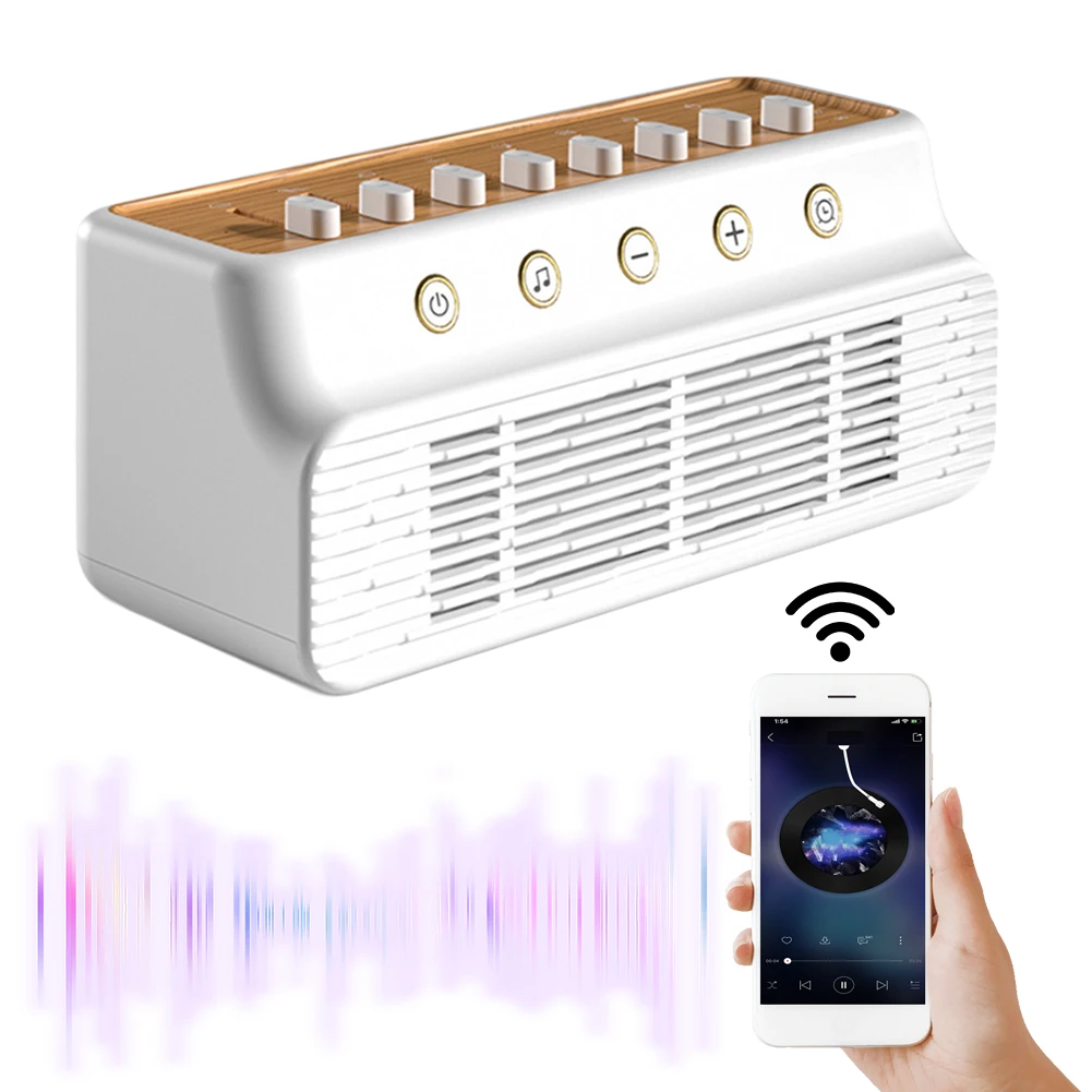 Máquina de sonido para dormir DIY con 8 sonidos naturales, Altavoz Bluetooth portátil tipo C, mezclador de sonidos naturales recargable, altavoz para el hogar - imagen 2
