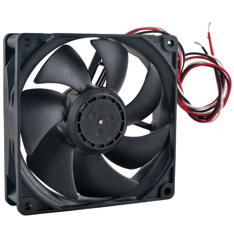 09225SA-12P-AL Ventilador de enfriamiento de flujo axial 92 mm x 92 mm x 25 mm DC12V 0.30A 3550 rpm 58.9 CFM 9,2 cm para convertidores de frecuencia de energía - imagen 2