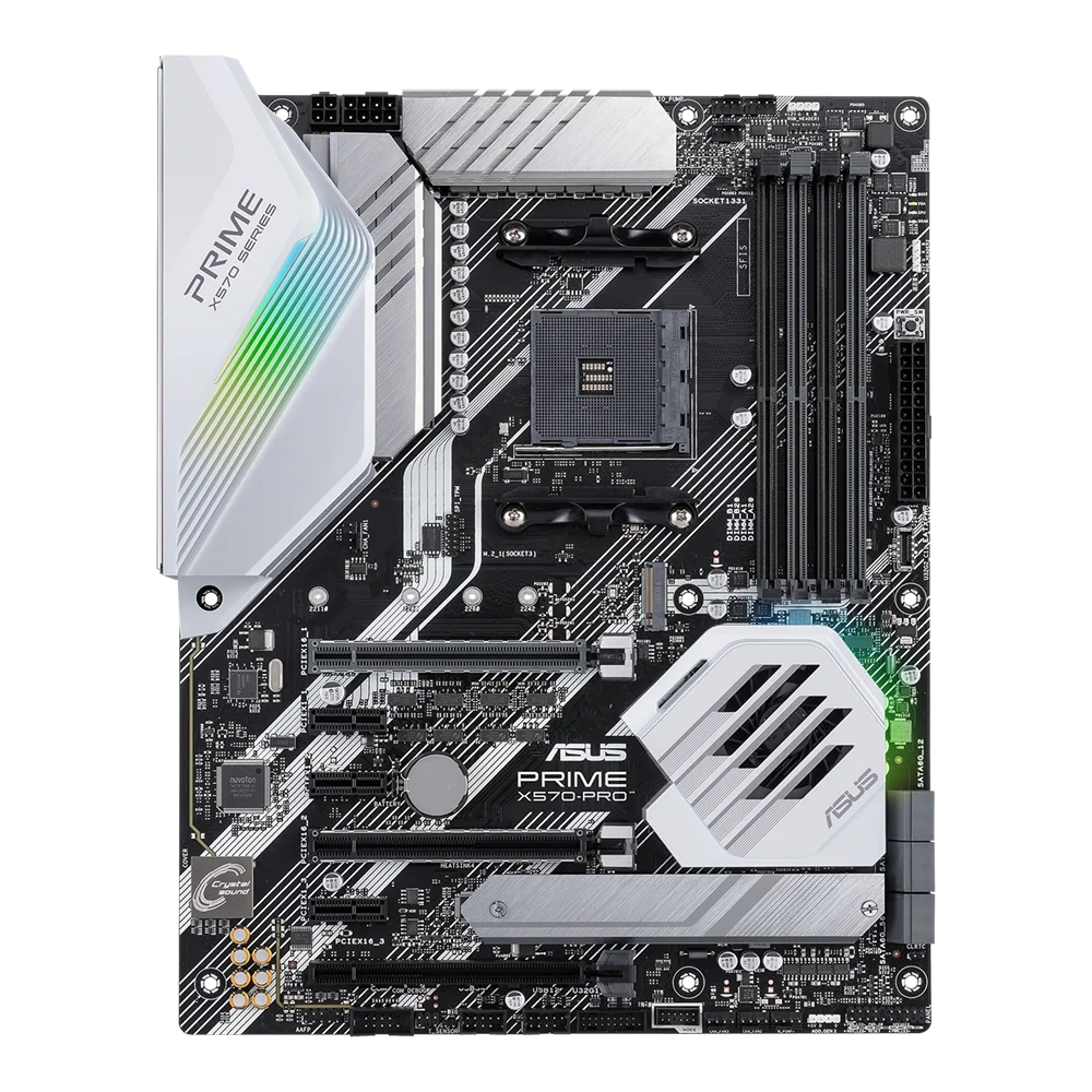 Placa base ASUS PRIME X570-PRO AMD X570 AM4 DDR4 128GB M.2 compatible con Ryzen 5300 Ryzen 5600 Ryzen 3700 Ryzen 2600 cpu ATX - imagen 2