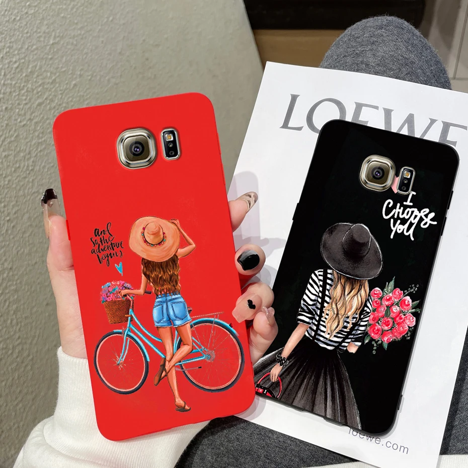 Para Samsung Galaxy S7 egde funda para Samsung Galaxy S6 edge funda para Samsung S7 S6 G920F SM-G925F funda bonita Fundas de silicona - imagen 4