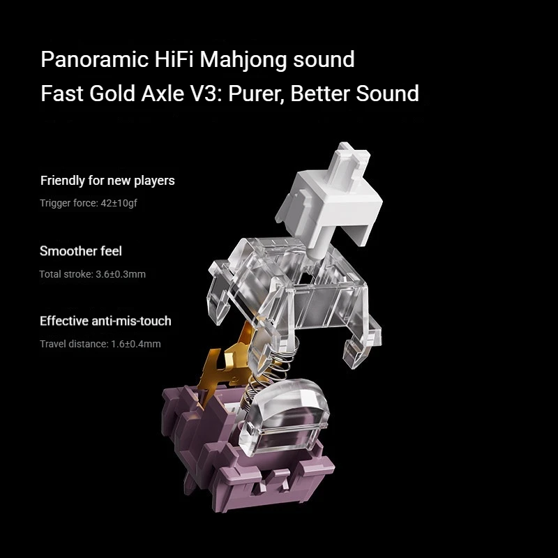 MCHOSE G87 V2 teclado mecánico inalámbrico de tres modos personalizado estructura de junta de deportes teclado para juegos Dual intercambiable en caliente 8K - imagen 4