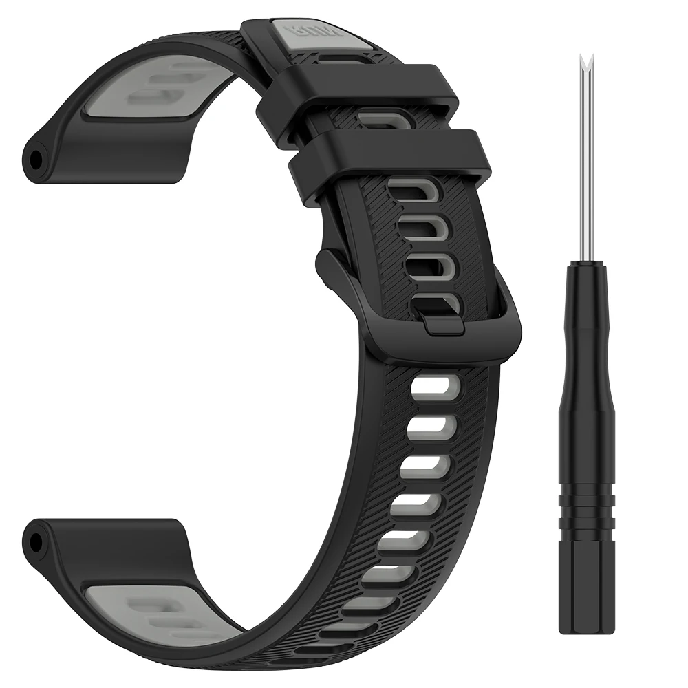 Correa de silicona deportiva para reloj Garmin Forerunner 965, accesorios de pulsera para Forerunner 955 Solar 945 LTE 935 745 - imagen 5