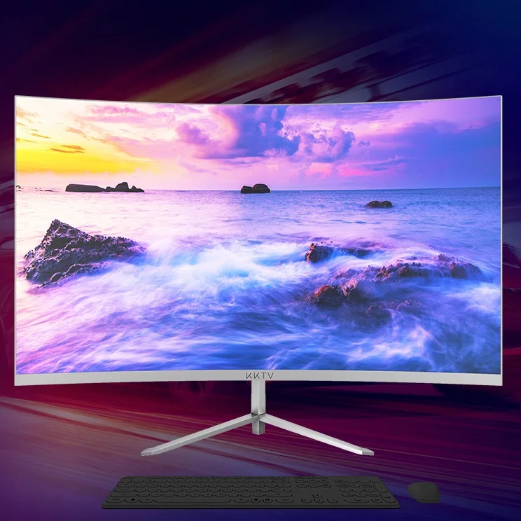 Monitor LCD de 27 ", resolución HDMI + VGA, 1920x1080, R2800, pantalla de superficie MVA, pantalla de superficie de escritorio, MONITOR de 27 pulgadas, 75Hz