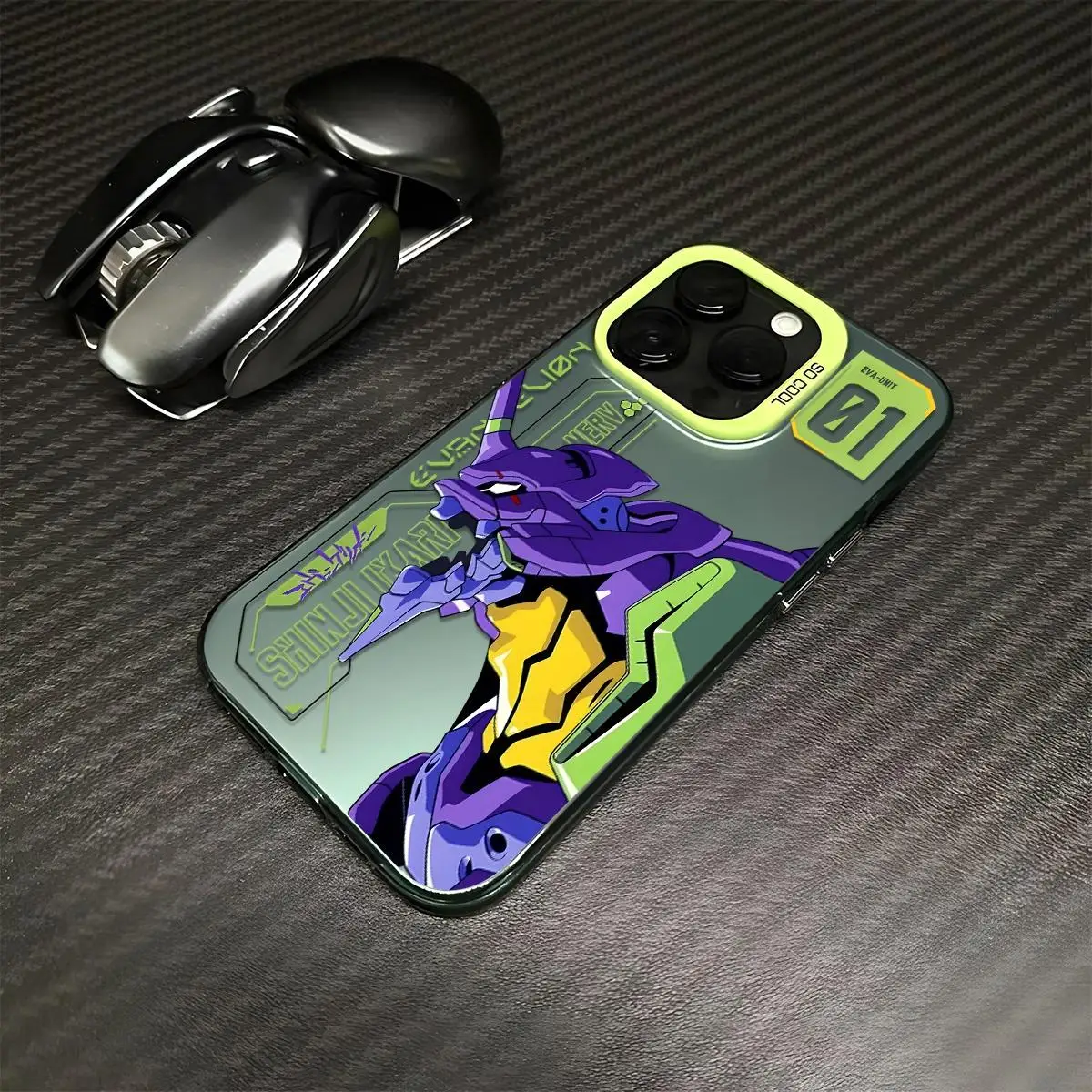 Funda de EVA-01 de dibujos animados de Anime Ikari Shinji Fighter para Xiaomi POCO X6 5G X5 X3 C50 F3GT F4 13T 12T 11 Lite, funda dura - imagen 3