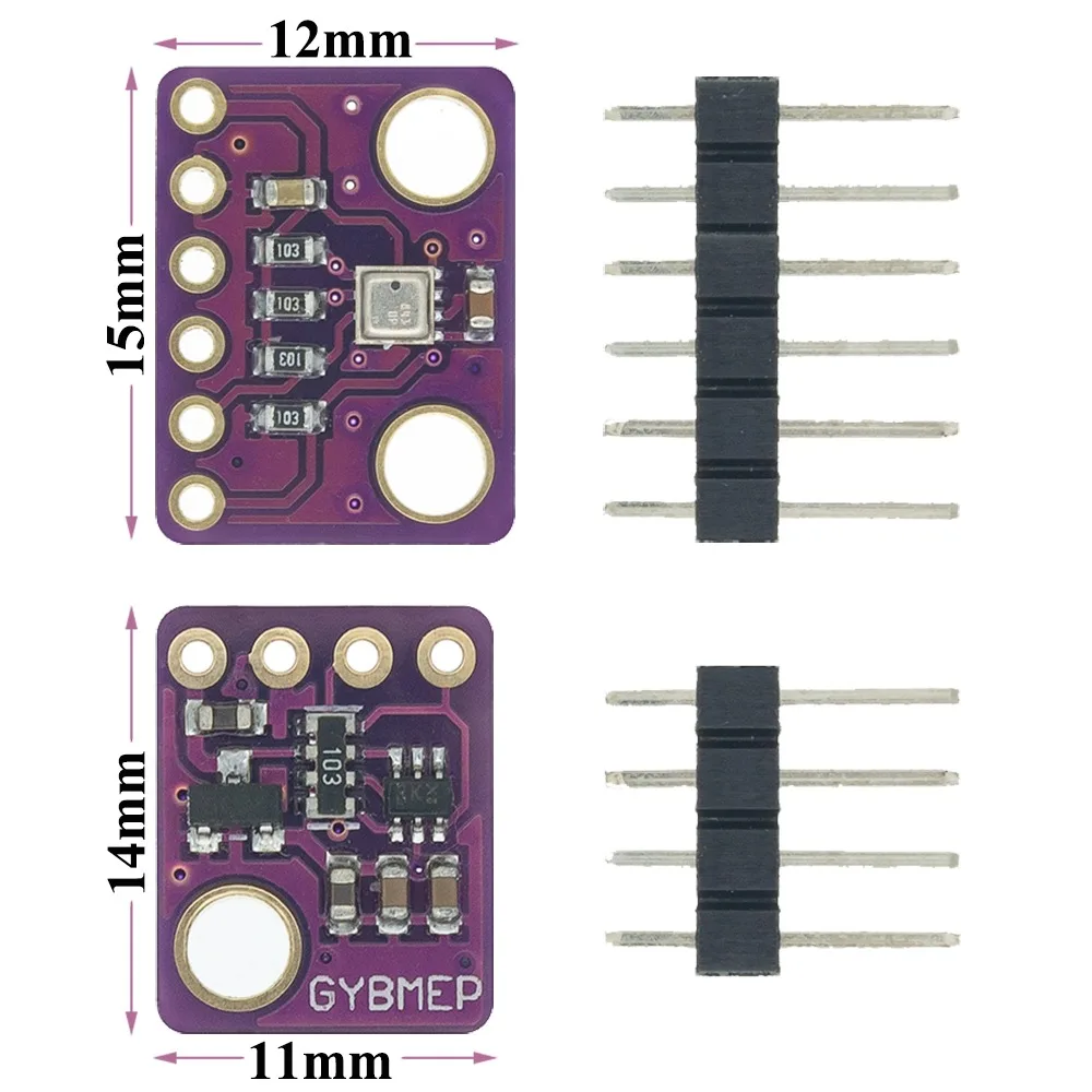 BME280 5V 3,3 V Sensor Digital temperatura humedad barométrico Sensor de presión módulo I2C SPI 1,8-5V - imagen 2