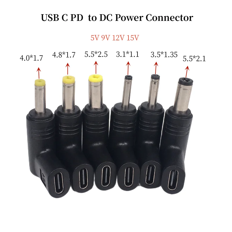 Adaptador USB-C PD a DC para Router y Tablet Alimentación