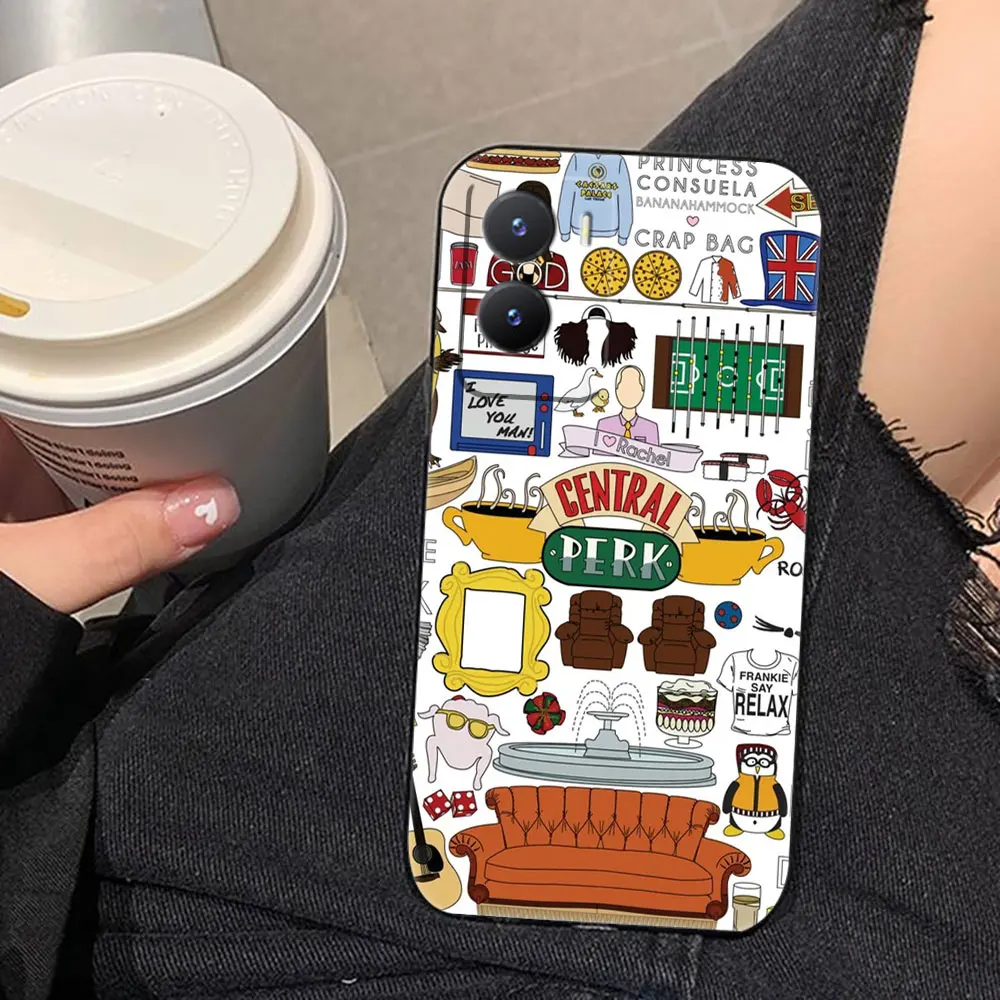 Central Perk Friends TV Show Case para VIVO Y02 Y04 Y16 Y17 Y19 Y20 Y21 Y22S Y27 Y28 Y29 Y35 Y36 Y50 Y51 Y72 Y77 Y78 Y100 - imagen 5