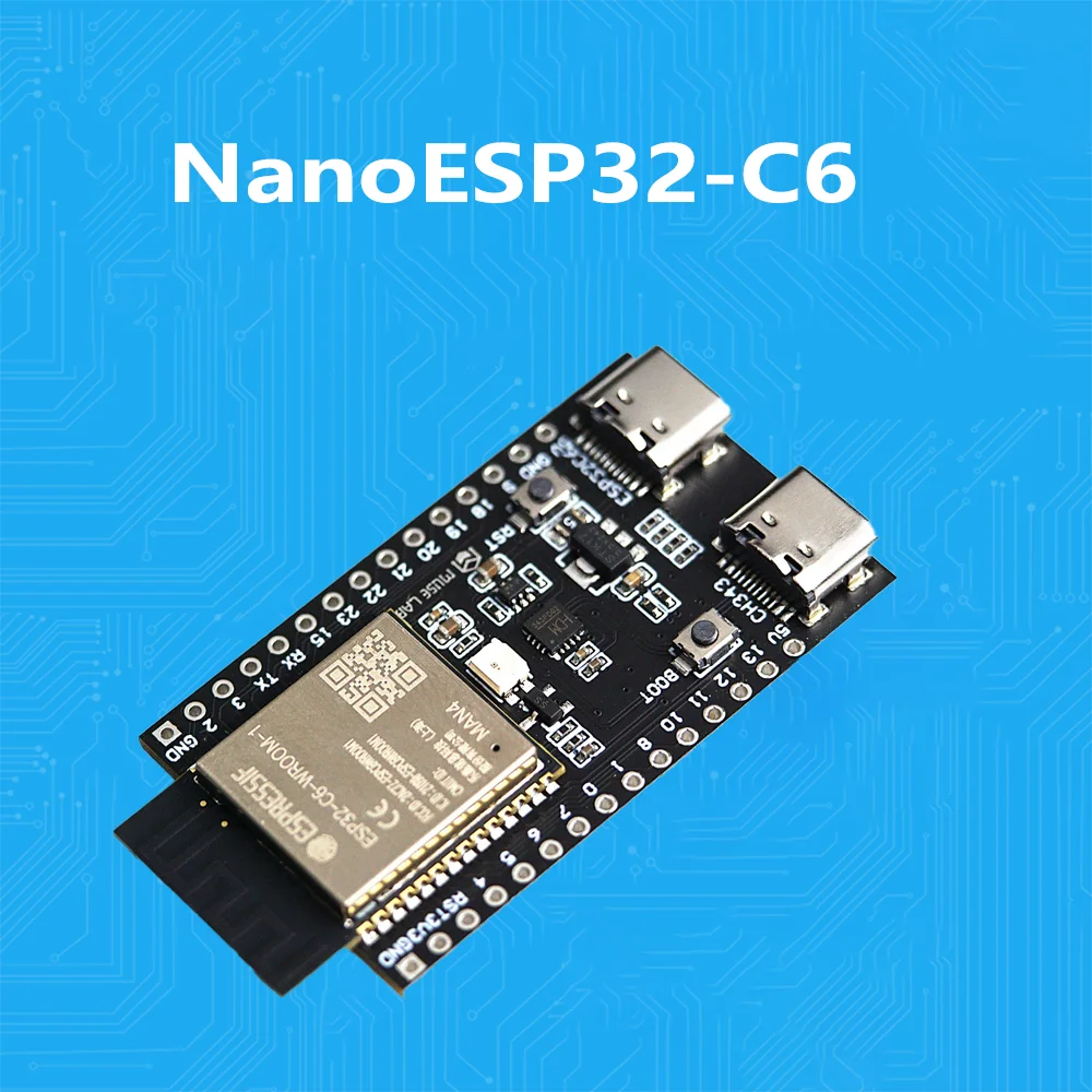 Placa de desarrollo nanoESP32-C6, placa de sistema mínima ESP32-C6, placa central ESP32 RISC-V Espressif IoT WiFi6 Bluetooth ZigbeeNew