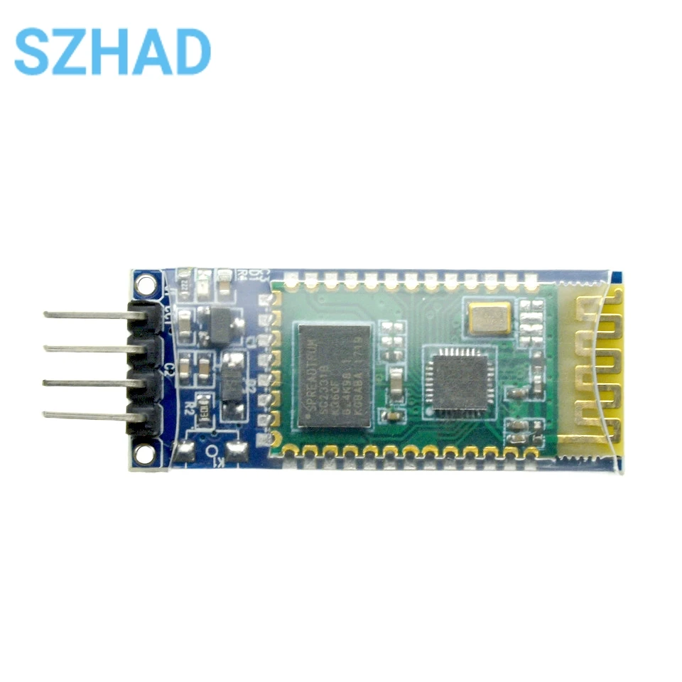 Puerto serie compatible con Bluetooth, módulo transparente, puerto serie inalámbrico, comunicación HC-06, esclavo, Bluetooth HC06 con placa base