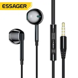 Auriculares Essager intrauditivos cable 3,5mm con micrófono compatibles Xiaomi Samsung