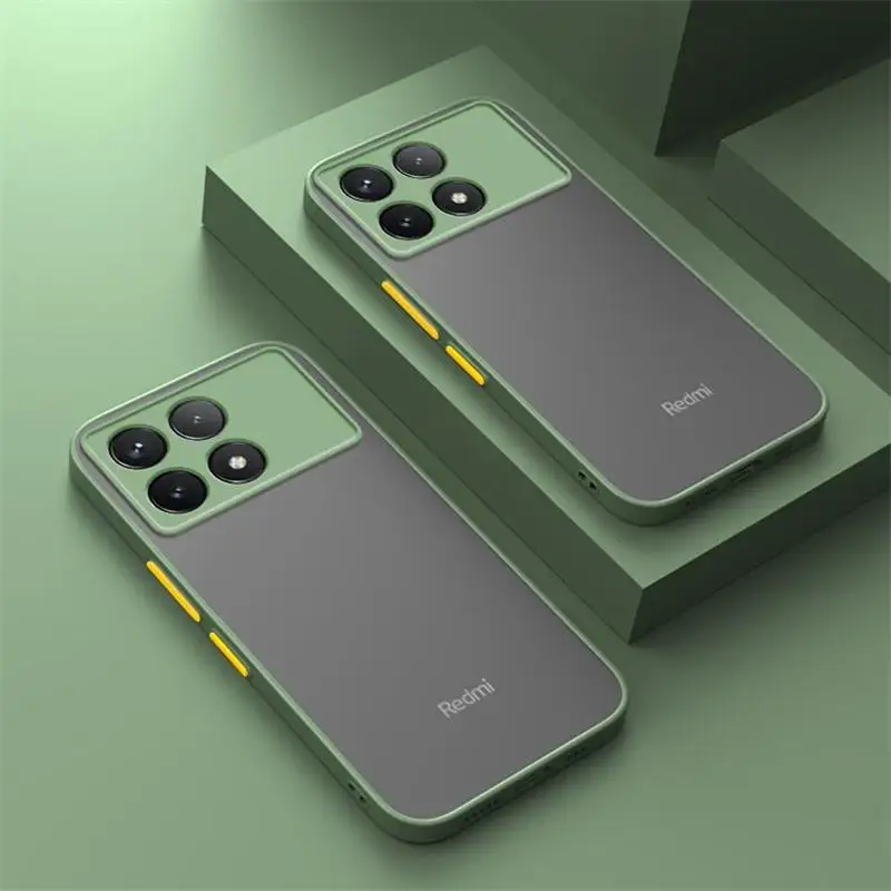 Nueva funda protectora de PC dura translúcida mate de lujo para Xiaomi Redmi Note 13 Pro Note13 Poco X6 Pro 5G Fundas - imagen 4