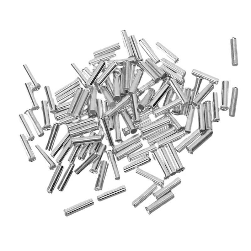 Conector de Cable no aislado de 100 piezas, casquillos de Cable eléctrico, Terminal de crimpado de cobre desnudo estañado, 0, 5 mm2-16 mm2, 22-10 AWG - imagen 4