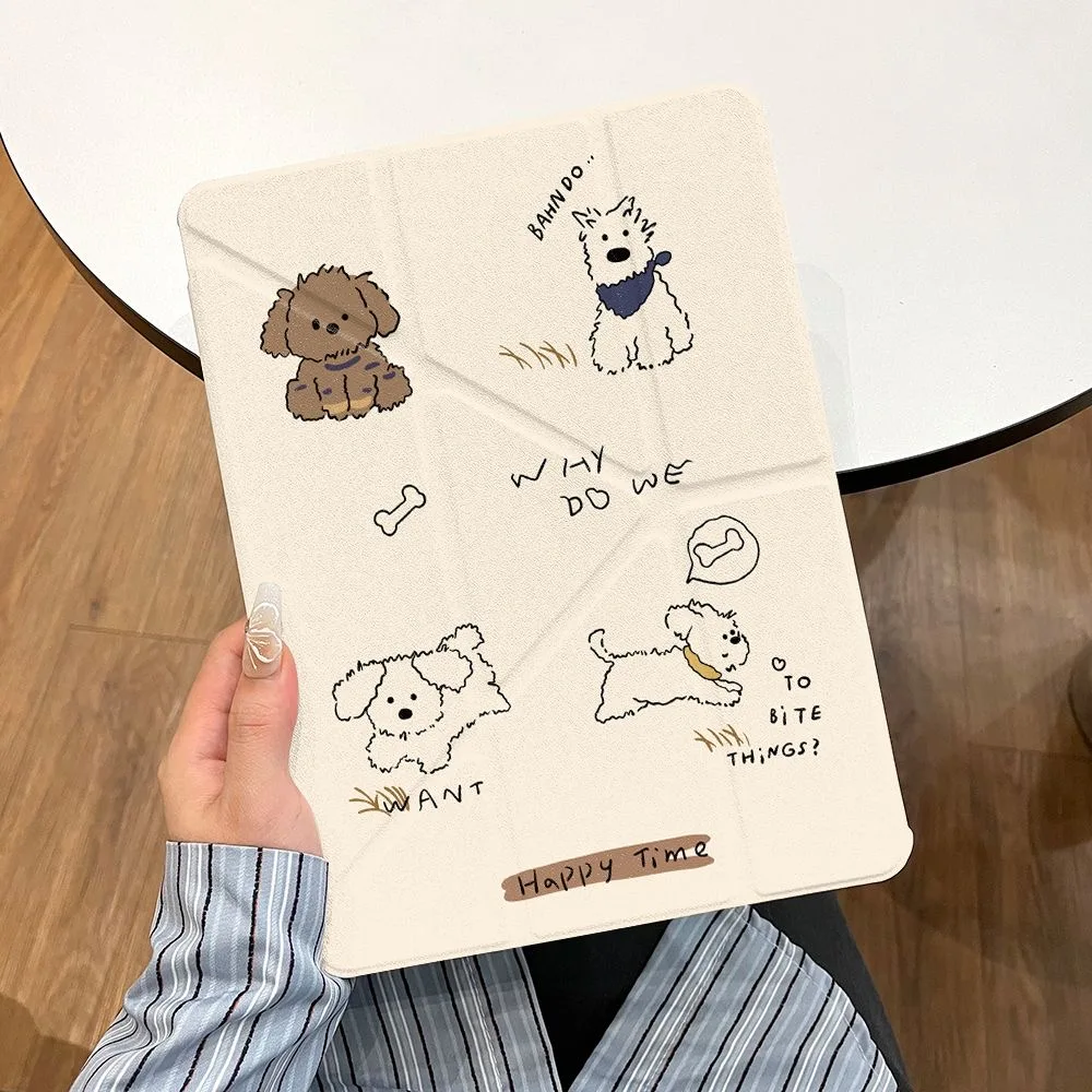 Funda con perro bonito para iPad A16 11th 2025 10th Gen 9th 8th 7th 9,7 en IPad Air 11 13 M2 M3 Pro 11 12,9 13 iPad Air 5 4 10,9 Mini 6 7 - imagen 2