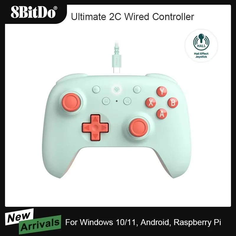 8BitDo Ultimate 2C Mando con Cable para PC Steam Deck Android - imagen 2