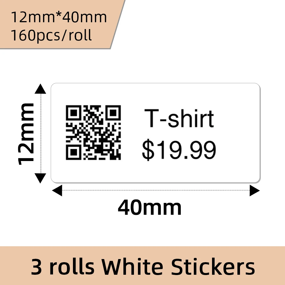 12x40mm Sticker