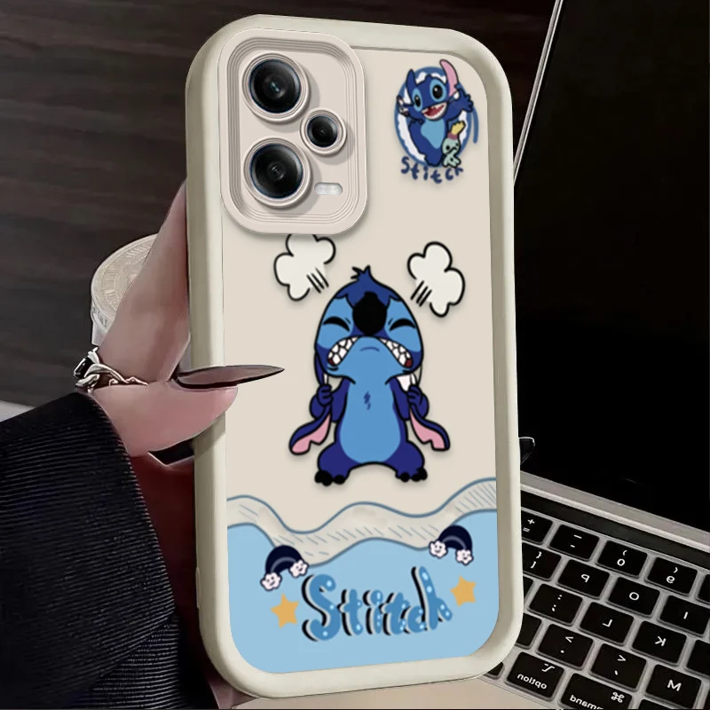 Funda de punto bonita de dibujos animados de Disney para Xiaomi Redmi Note 14 11 13 12 Pro Plus 5G 12S 11S 10S 10 9 Redmi 14C 13C 12C 12 4G A3 A3X - imagen 5