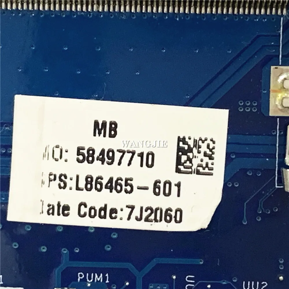 100% de trabajo para la placa base del ordenador portátil HP 15-DW I5-1035G1 Cpu integrado L86465-601 L86465-001 FPI50 LA-H329P completamente probado - imagen 5