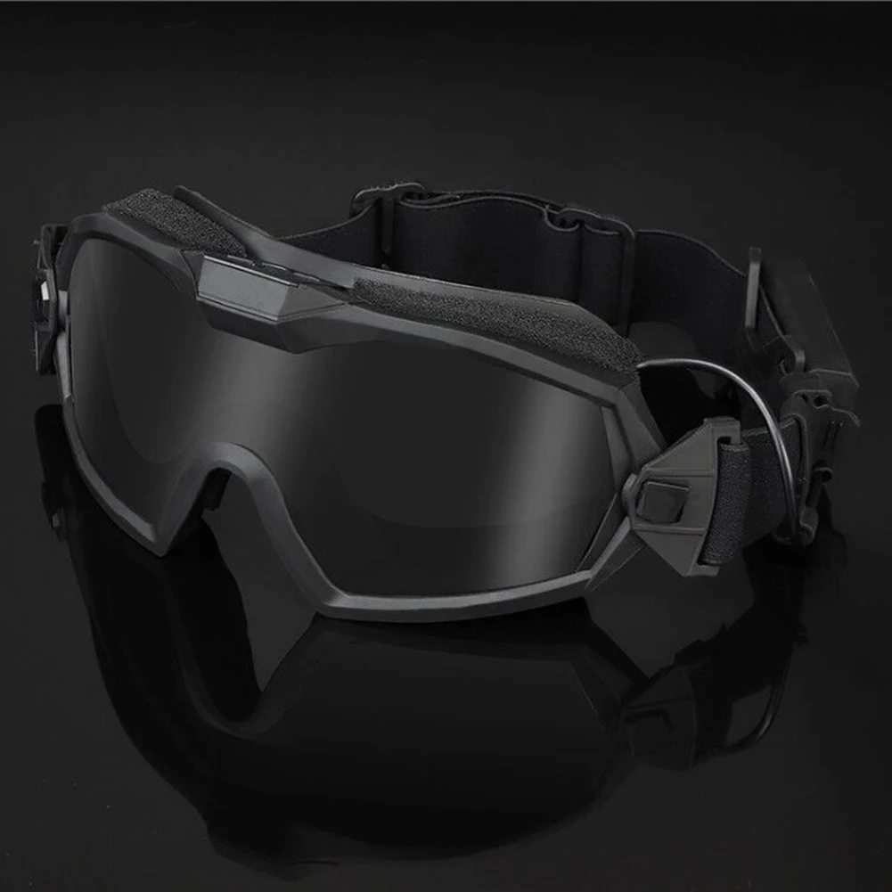 Gafas antiniebla para Paintball, lentes transparentes con microventilador, protección ocular resistente a los arañazos, gafas de seguridad para caza - imagen 2