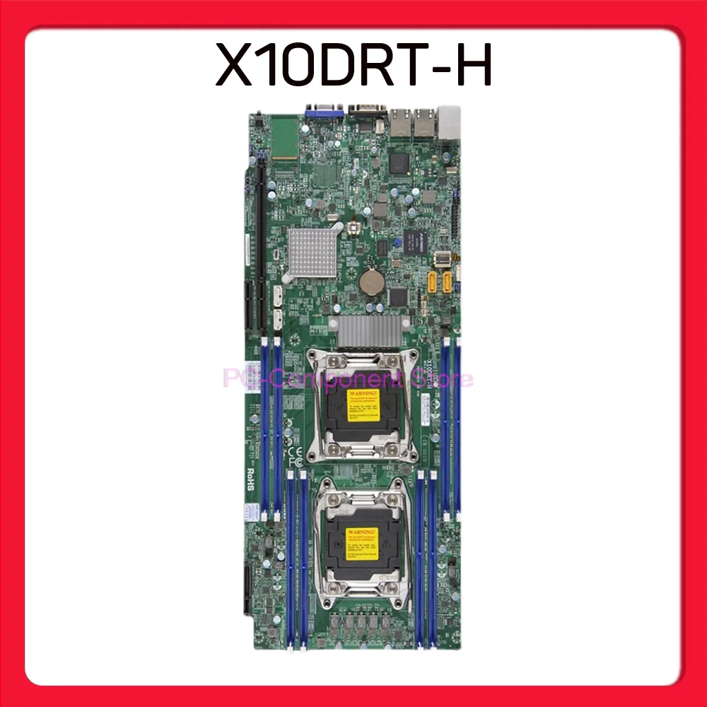   Placa base de servidor 2U Dual Socket R3 (LGA2011) E5-2600 v4/v3 Familia i350-AM2 Puerto dual GbE LAN DDR4 X10DRT-H - imagen 2